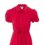 Clothes TWINSET BUTTONED DRAWCORD SHIRT DRESS