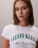 New Collection CALVIN KLEIN JEANS SLIM VARSITY LOGO T-SHIRT