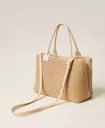 Bags TWINSET RAFFIA-EFFECT SHOPPER BAG