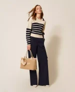 Bags TWINSET RAFFIA-EFFECT SHOPPER BAG