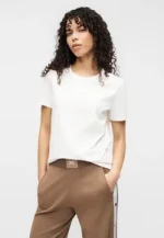 Clothes ELISABETTA FRANCHI JERSEY T-SHIRT WITH EMBROIDERED LOGO