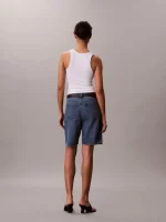 New Collection CALVIN KLEIN JEANS DENIM SHORTS BLUE LOOSE FIT
