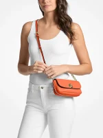 New Collection MICHAEL KORS NOLITA PEBBLED LEATHER CROSS BODY BAG