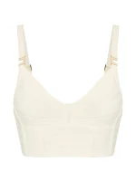 Clothes ELISABETTA FRANCHI RIBBED TANK TOP WITH METALLIC DETAILS