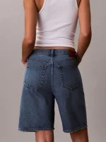 New Collection CALVIN KLEIN JEANS DENIM SHORTS BLUE LOOSE FIT
