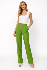 Clothes ELISABETTA FRANCHI LINEN BLEND TROUSERS