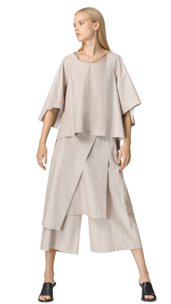 New Collection LOTUS EATERS OVER BLOUSE CAPPUCCINO