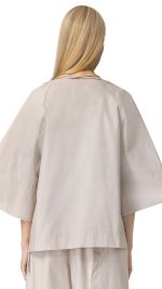 New Collection LOTUS EATERS OVER BLOUSE CAPPUCCINO