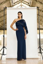 Clothes MAESTRI EVENING GLOW ELEGANT  DRESS WITH ONE-SOULDER