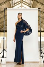 Clothes MAESTRI EVENING GLOW ELEGANT  DRESS WITH ONE-SOULDER