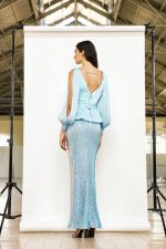 Clothes MAESTRI SET BLOUSE WITH SKIRT SEQUINS .