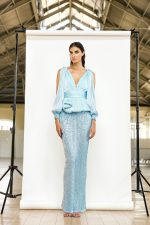 Clothes MAESTRI SET BLOUSE WITH SKIRT SEQUINS .