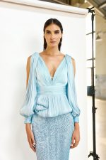 Clothes MAESTRI SET BLOUSE WITH SKIRT SEQUINS .