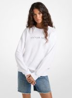 New Collection LOGO EMBOSSED COTTON SWEATER  