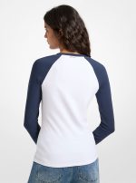 New Collection MICHAEL GRAPHIC STRETCH COTTON BASEBALL T-SHIRT