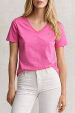 Clothes GANT REG SHIELD V NECK T-SHIRT