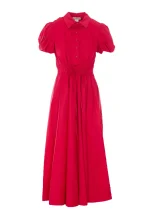 Clothes TWINSET BUTTONED DRAWCORD SHIRT DRESS