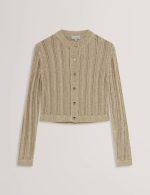 New Collection TED BAKER HELLEN RIBBED CARDIGAN GORD
