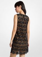 New Collection MICHAEL KORS EMBELLISHED FLORAL CROCHET DRESS