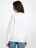 New Collection LOGO EMBOSSED COTTON SWEATER  