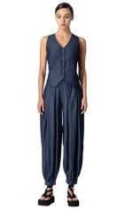 New collection LOTUS EATERS GILET GADREL BLUE