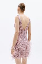 Clothes ALLURE EVENING GLOW DRESS  WITH SEQUINS