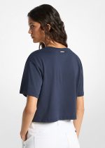 New Collection MICHAEL KORS LOGO EMBOSSED COTTON T-SHIRT