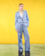 Clothing C.MANOLO SET GRACE STRIPED CROPPED BLAZER  AND GRACE STRIPED PANTS