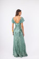 Clothes OPEN FASHION WOMEN’S  MAXI DRESS WITH STUNNING SEQUINS
