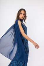 Clothes OPEN FASHION WOMEN’S  MAXI DRESS WITH SEQUINS AND A STUNNING SLIT 