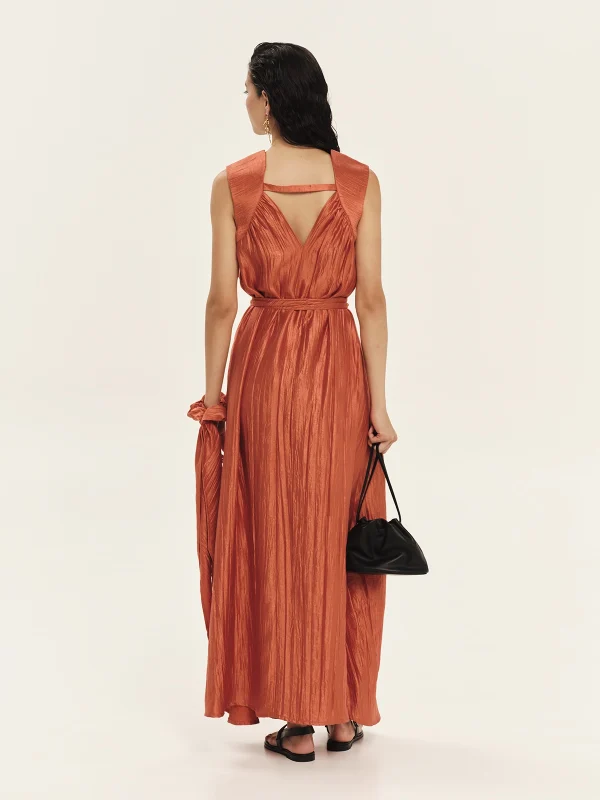 Clothes KOURBELA MAXI DRESS MOONLIGHT REFLECTIONS