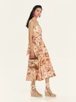 Clothing KOURBELA MIDI DRESS – LINEN BOUQUET