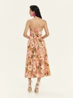 Clothing KOURBELA MIDI DRESS – LINEN BOUQUET