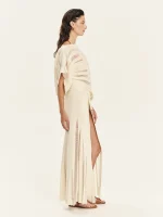 Clothes KOURBELA KNIT OVERSIZED ASYMMETRICAL TOP – ”MAGIC SUNSETS”