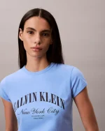 New Collection CALVIN KLEIN JEANS SLIM VARSITY LOGO T-SHIRT