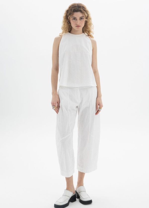 New Collection BLACK & BLACK SLEEVELESS HIGH NECK TOP