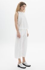 New Collection BLACK & BLACK SLEEVELESS HIGH NECK TOP