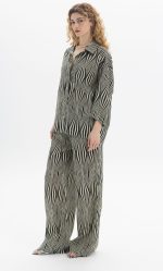 New Collection BLACK & BLACK RELAXED PRINTED SET