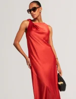 New Collection TED BAKER ELOUIZE TWIST DETAIL MIDI DRESS