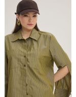 Clothes INNOCENT OVERSIZED STRIPED SHIRT WITH OPEN SLEEVE