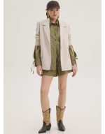 Clothes INNOCENT OVERSIZED STRIPED SHIRT WITH OPEN SLEEVE