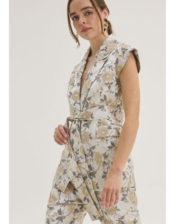 Clothes INNOCENT SET  WAISTCOAT  BELT AND STRAIGHT LEG TROUSERS