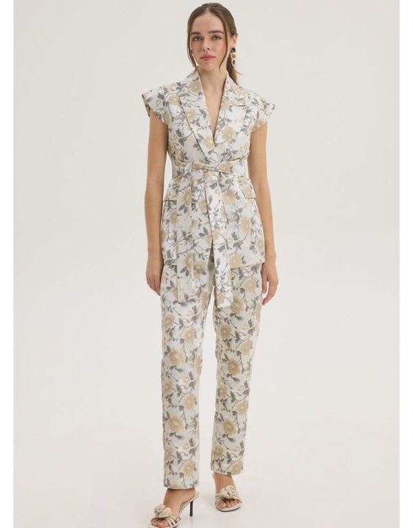 Clothes INNOCENT SET  WAISTCOAT  BELT AND STRAIGHT LEG TROUSERS