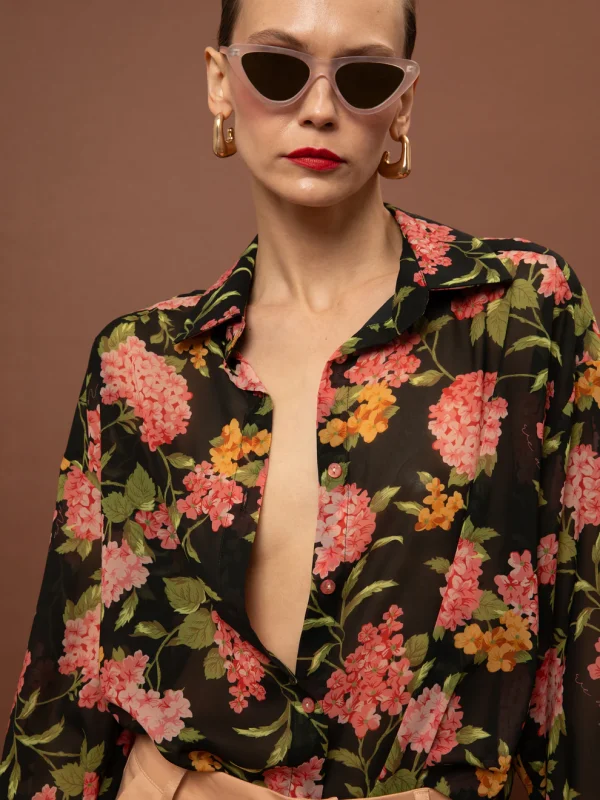 Clothes WE ARE OVERSIZED CHIFFON SHIRT