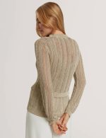 New Collection TED BAKER HELLEN RIBBED CARDIGAN GORD