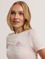 New Collection TED BAKER ILEXIA SHORT SLEEVE FITTED T-SHIRT