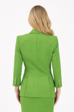 Clothes ELISABETTA FRANCHI WOMEN’S SINGLE-BREASTED JACKET WITH LOGO DETAILS