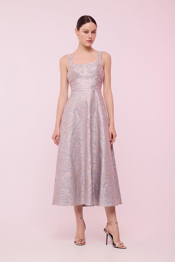 Clothing BE YOU BROCADE MIDI DRESS