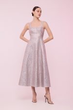 Clothes BE YOU BROCADE MIDI DRESS