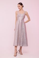 Clothes BE YOU BROCADE MIDI DRESS